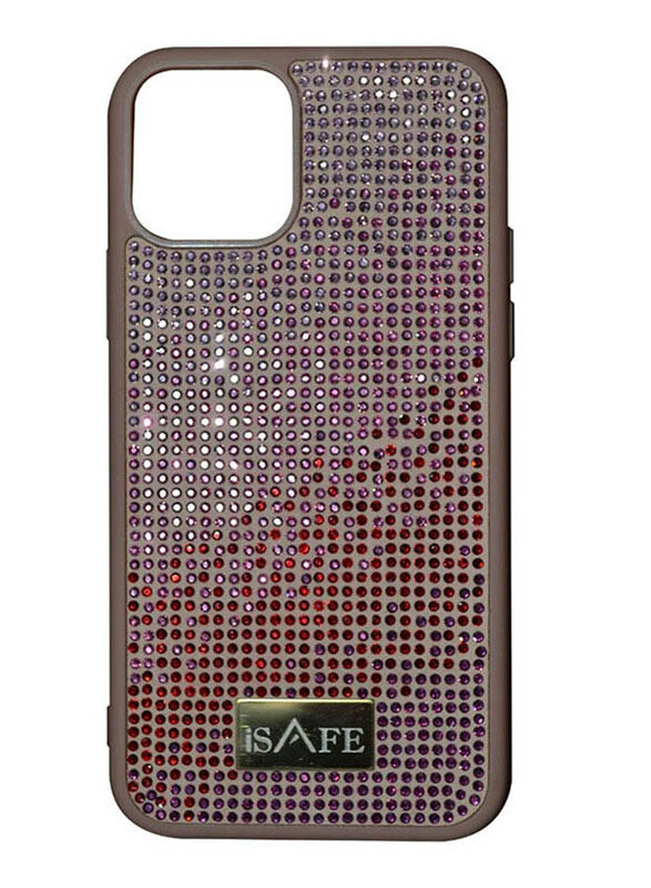 

iSafe Apple iPhone 11 Protective Mobile Phone Case Cover, Glitter Bling, Pink