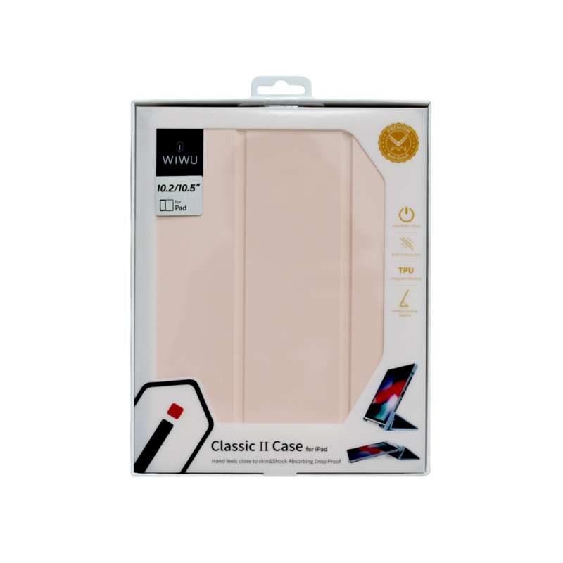

N/a WIWU CLASSIC II LEATHER CASE IPAD 10.2/10.5 PINK