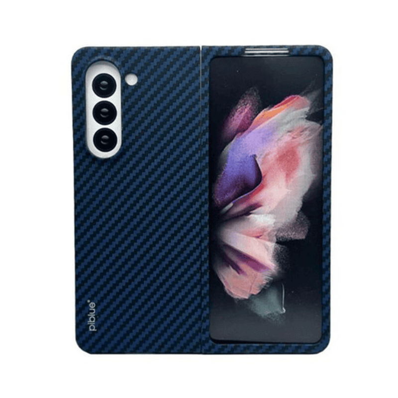 

N/a PIBLUE KEVLAR CARBON HARD CASE Z FOLD5 BLUE