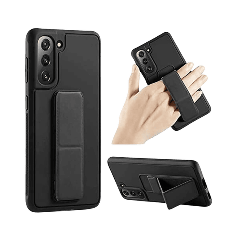 

N/a MY CHOICE LEATHER BACK COVER GRIP GALAXY S22 PLUS BLACK