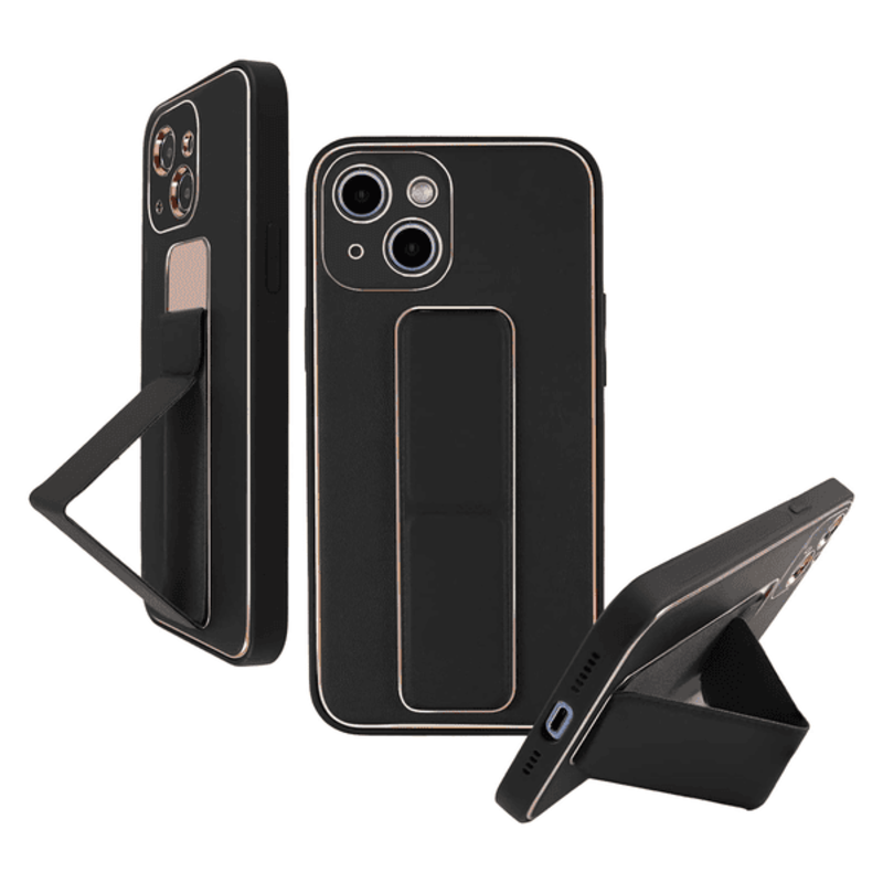 

N/a MY CHOICE LEATHER GRIP CASE IPHONE 14 PRO MAX BLACK