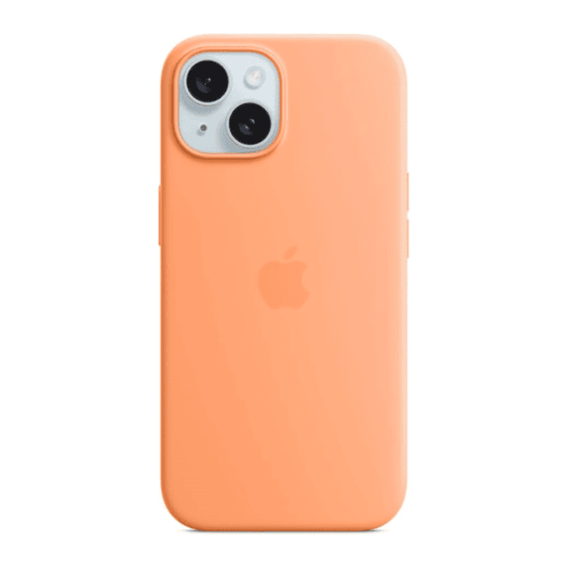 

N/a APPLE IPHONE 15 SILICONE CASE MT0W3ZM/A ORANGE SORBET WITH MAGSAFE