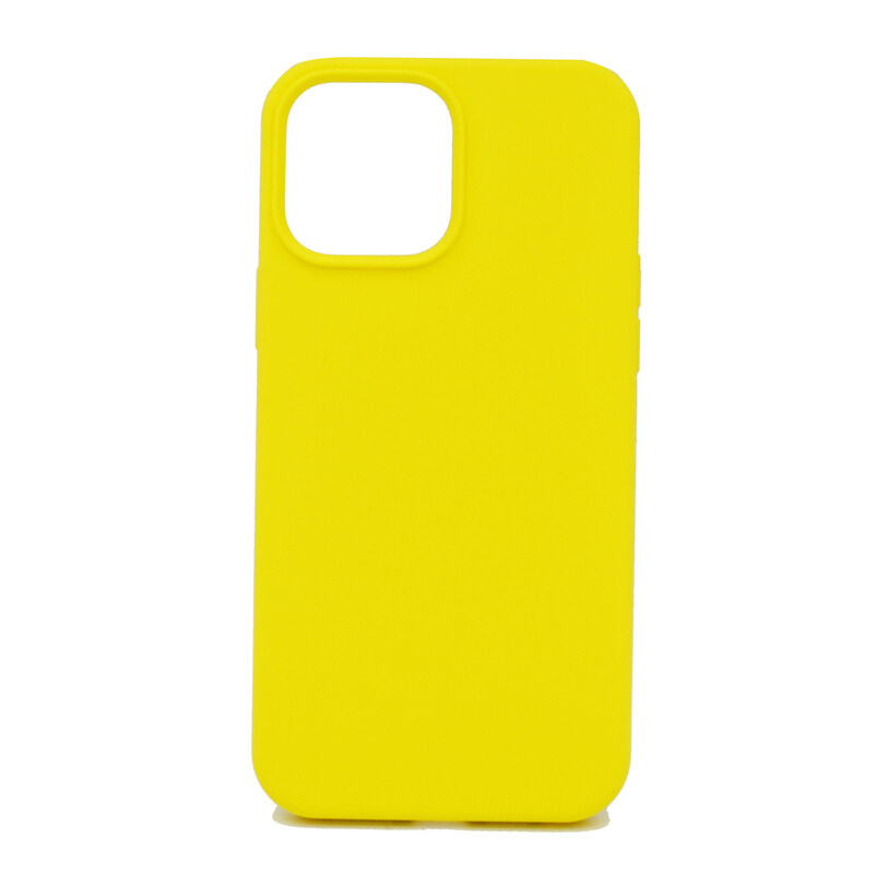 

Perfect Apple iPhone 13 Pro Max Perfect M Silicone Case, Yellow