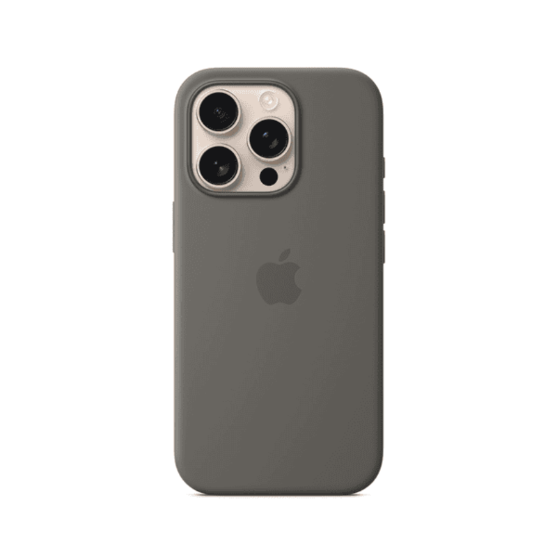 

N/a APPLE IPHONE 16 PRO SILICONE CASE WITH MAGSAFE STONE GRAY