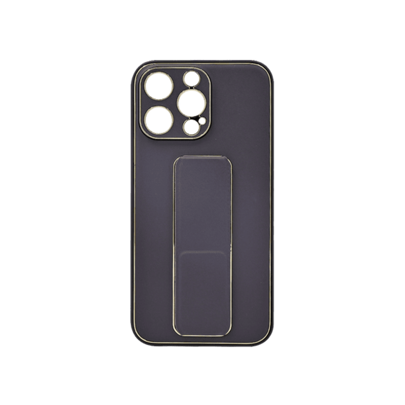 

N/a MY CHOICE LEATHER GRIP COVER IPHONE 15 PRO MAX PURPLE