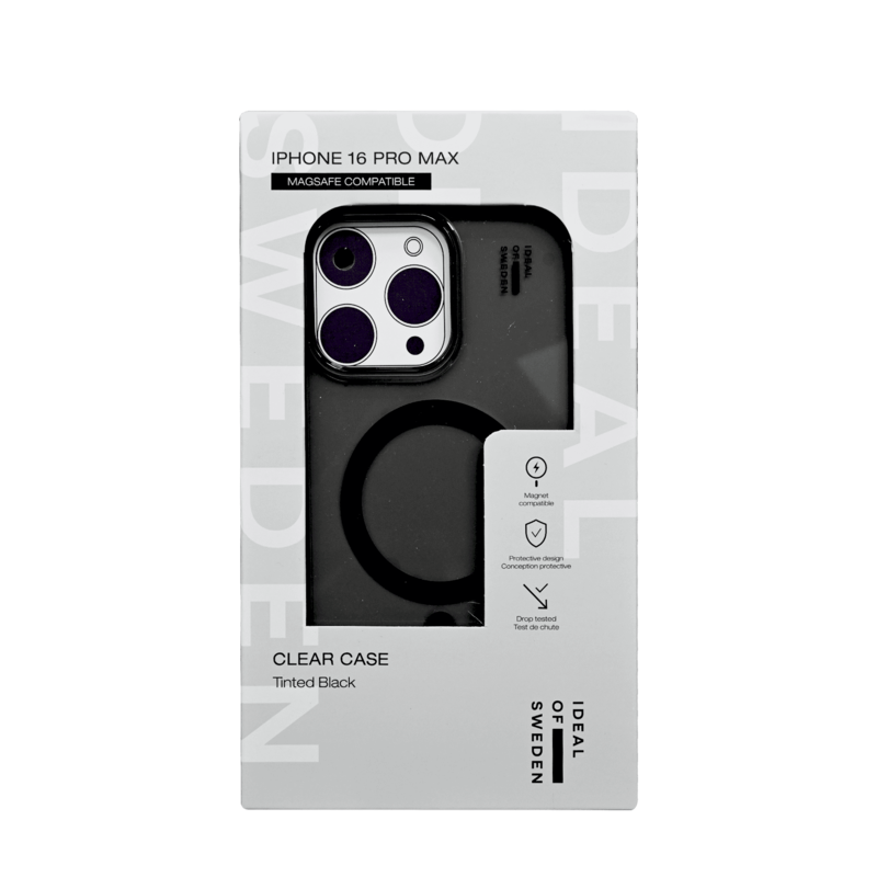 

N/a IDEAL OF SWEDEN CLEAR CASE WITH MAGSAFE IPHONE 16 PRO MAX TINTED BLACK