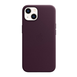 Apple iPhone 13 Leather Case Original Mm143Ze/A Dark Cherry With Magsafe