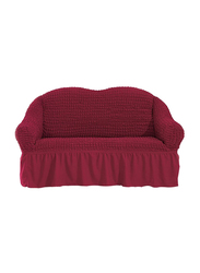 Fabienne Two Seater Sofa Cover, Claret Red