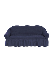 Fabienne Three Seater Sofa Cover, Dark Blue