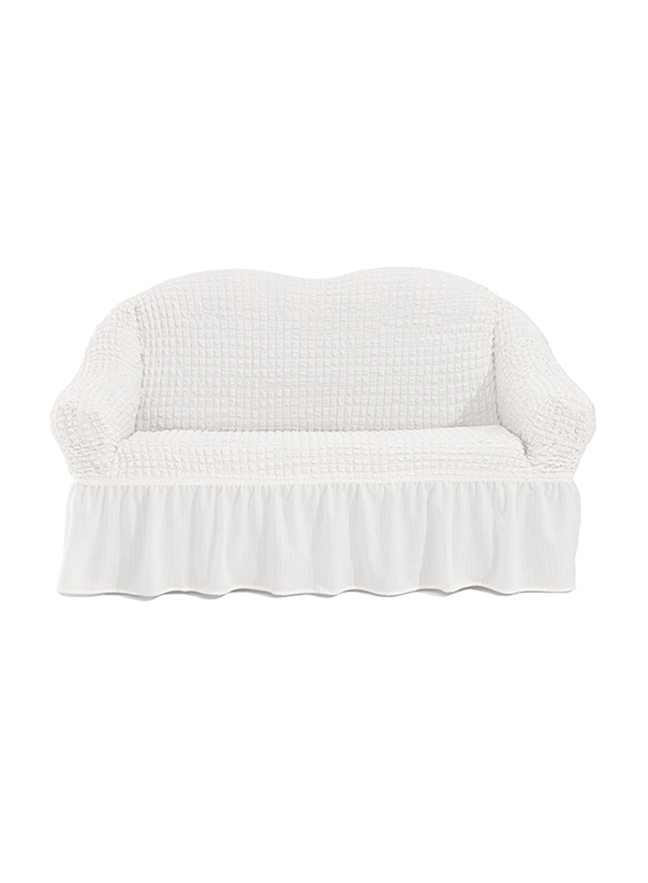 Fabienne Two Seater Sofa Cover, White