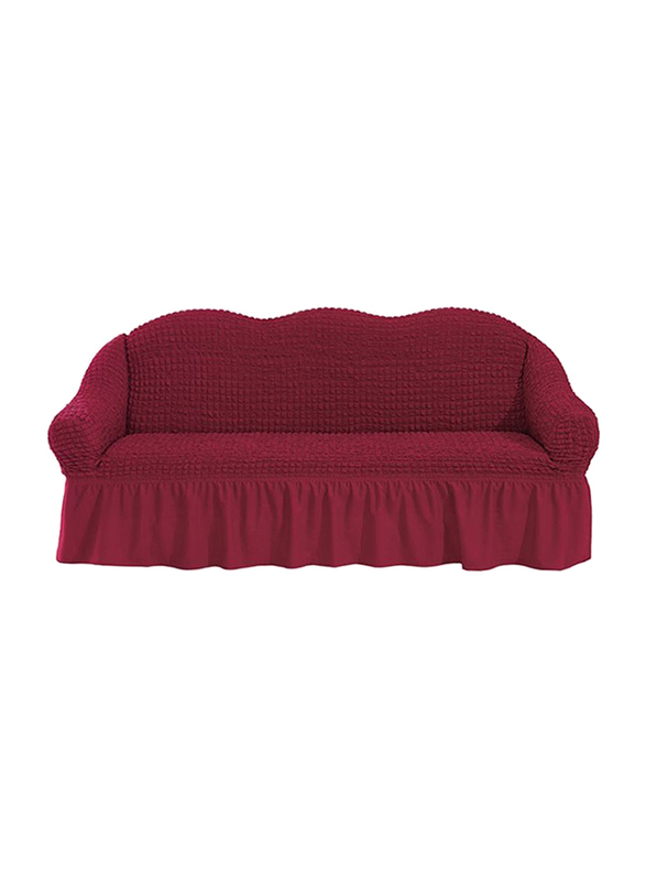 Fabienne Three Seater Sofa Cover, Claret Red