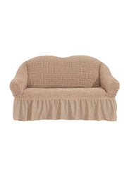 Fabienne Two Seater Sofa Cover, Light Beige