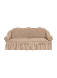Fabienne Three Seater Sofa Cover, Light Beige