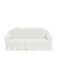 Fabienne Three Seater Sofa Cover, White