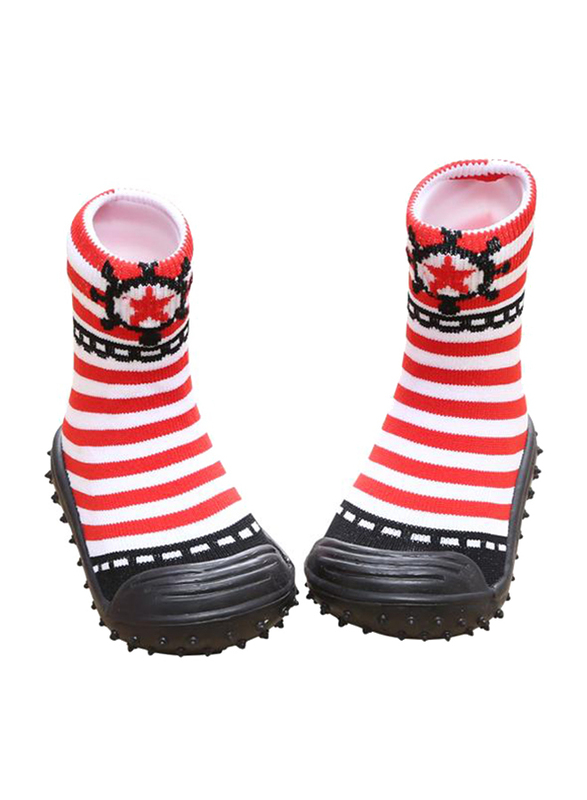 كوول جريب حذاء جوارب أطفال للجنسين,9-12 شهر,أحمر