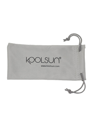 Koolsun Full Rim Wave Sunglasses for Boys, Mirrored Blue Lens, KS-WANB003, 3-10 years, Neon Blue