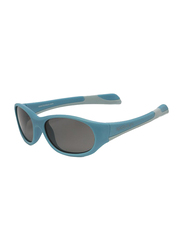 Koolsun Fit Full Rim Sunglasses for Kids, Smoke Lens, 1-3 Years, Cendre Blue Grey