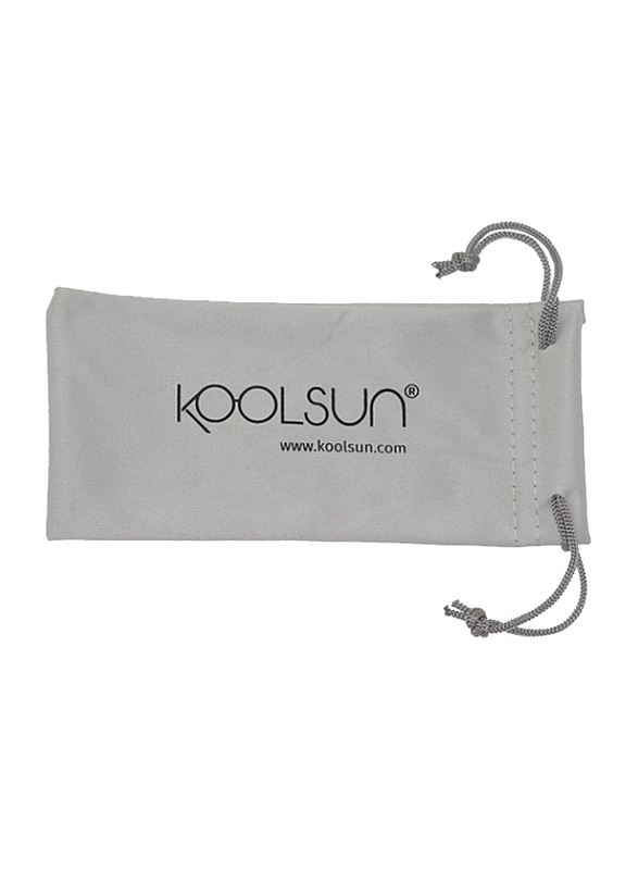 Koolsun Wave Full Rim Sunglasses for Kids, Smoke Lens, 3-10 Years, White Aquarius