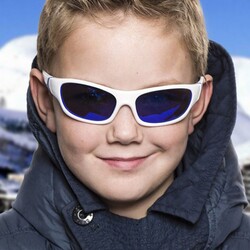 كوول سن نظارات شمسية للأولاد, عدسة لون أزرق, 6-12 سنوات, أزرق
