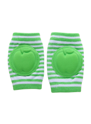 B-Safe Apple Stripes Knee Pads Unisex, Cotton, 18-24 Months, Green