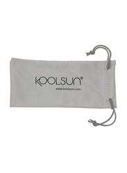Koolsun Fit Full Rim Sunglasses for Kids, Smoke Lens, 3-6 Years, Cendre Blue Grey