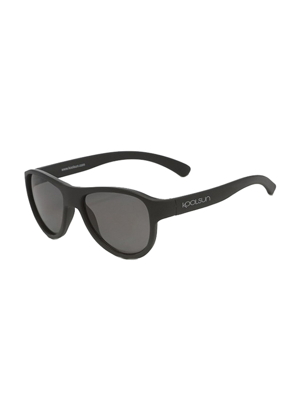 Koolsun Air Full Rim Sunglasses for Kids, Smoke Lens, 1-5 Years, Phantom Black