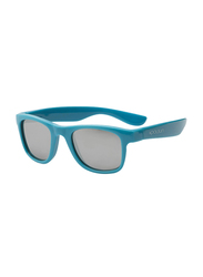 كوول سن نظارات شمسية للأولاد, عدسة مرآة أخضر, KS-WACB003, 10-3 سنوات, أزرق
