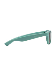 Koolsun Wave Full Rim Sunglasses for Kids, Smoke Lens, 3-10 Years, Aqua Sea