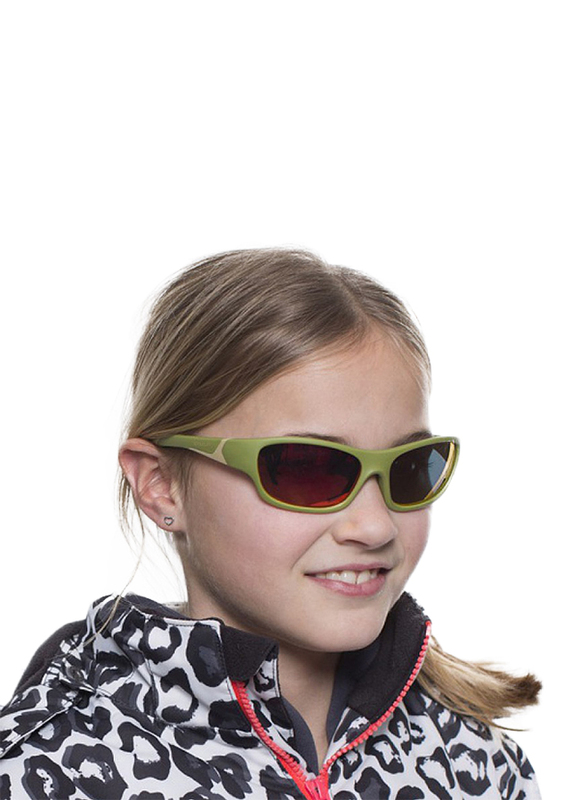 كوول سن نظارات شمسية للجنسين, عدسة مرآة برتقالية, KS-SPOLBR003, 3-8 سنوات, أخضر