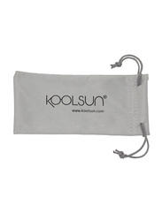 Koolsun Full Rim Flex Sunglasses for Boys, Mirrored Silver Lens, KS-FLAG000, 0-3 years, Aqua/Grey