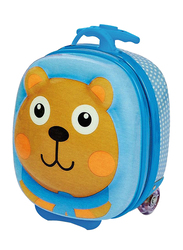 Oops Happy Trolley Bags for Babies, Chocolat Au Lait (Bear), Blue