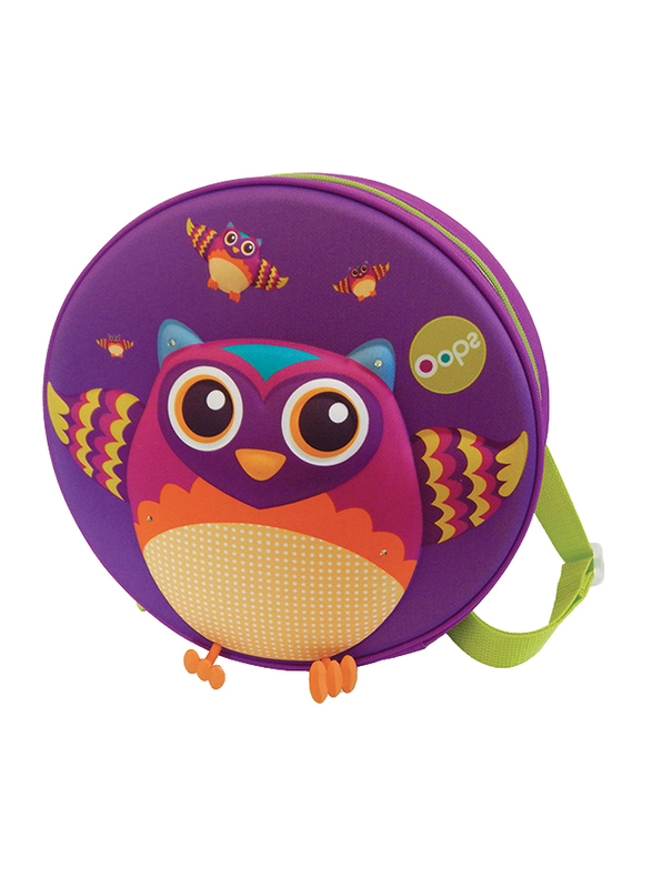 Oops My Starry Backpack Bag for Babies, Mr. Wu (Owl), Purple