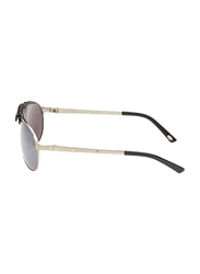 Maxima Full Rim Aviator Sunglasses for Men, Gradient Black Lens, MX0013-C3, 58/16