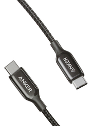 Anker 6-Feet PowerLine+ III USB Type-C Cable, USB Type-C to USB Type-C for Suitable Devices, AN.A8863H11.BK, Black