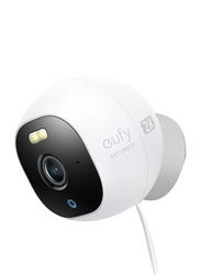 Eufy Security Solo Outdoor All-in-One Outdoor Security Camera with 2K, White
