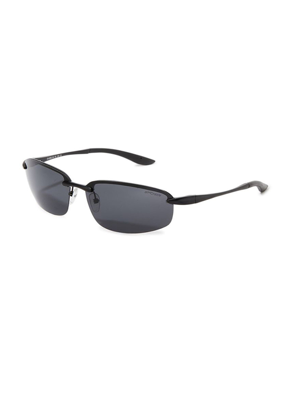Oxygen Half Rim Sport Sunglasses for Men, Grey Lens, OX8992-C2, 64/16/135