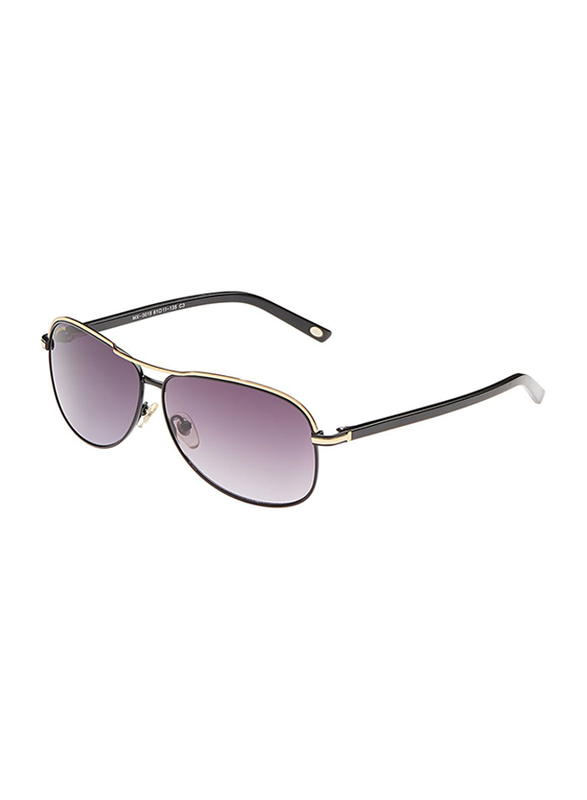 Maxima Full Rim Rectangular Sunglasses for Men, Grey Lens, MX0015-C3, 61/11/135