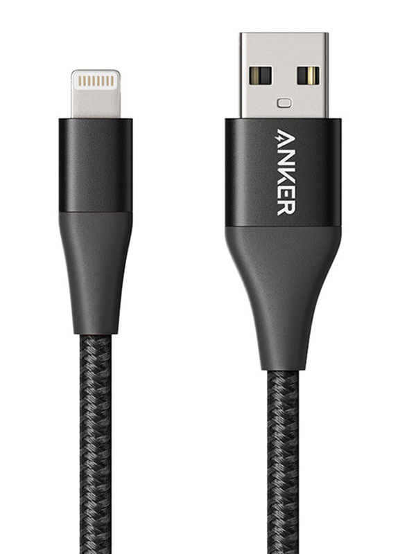 Anker 3-Feet PowerLine+ II Cable Lightning Cable, USB Type-A Male to Lightning MFi Certified for iPhone, AN.A8452H13.BK, Black