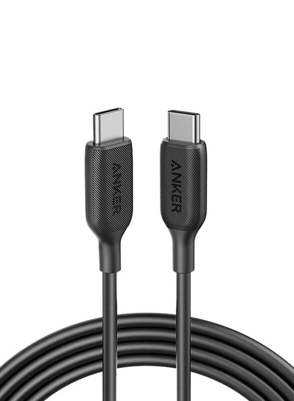 

Anker 3-Feet USB Type-C Cable, Ultra-Durable High Speed USB Type-C to USB Type-C Charging and Syncing Cable for Suitable Devices, AN.A8852H11.BK, Blac