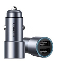 UGREEN Dual USB-A 24W Aluminum Case Car Charger