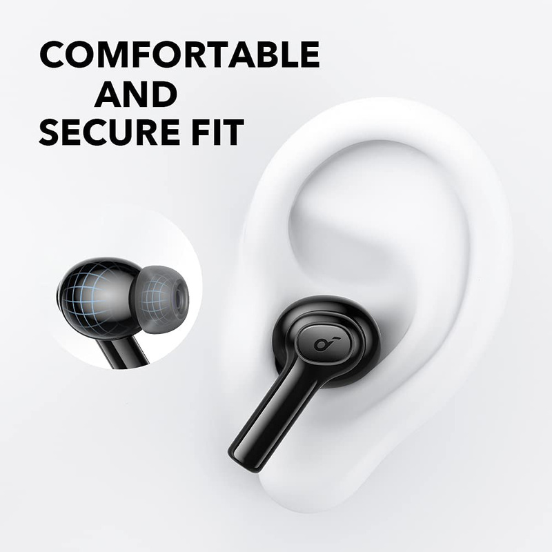 Anker Soundcore R100 True Wireless In-Ear Noise Cancelling Earbuds, Black