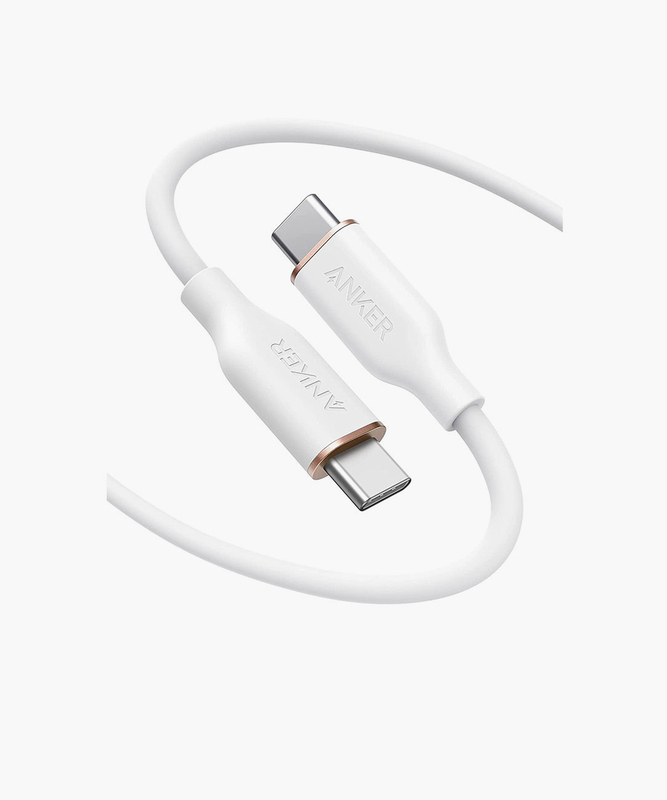 Anker PowerLine lll Flow USB-C to USB-C 100W Cable 6FT White
