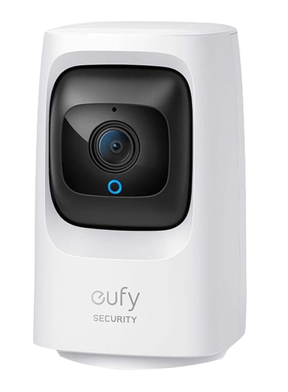 Eufy Indoor Mini Pan & Tilt 2K Wireless Wi-Fi Network Surveillance Camera, White