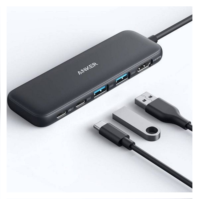 Anker PowerExpand+ 332 USB-C Hub 5-in- 1 Black