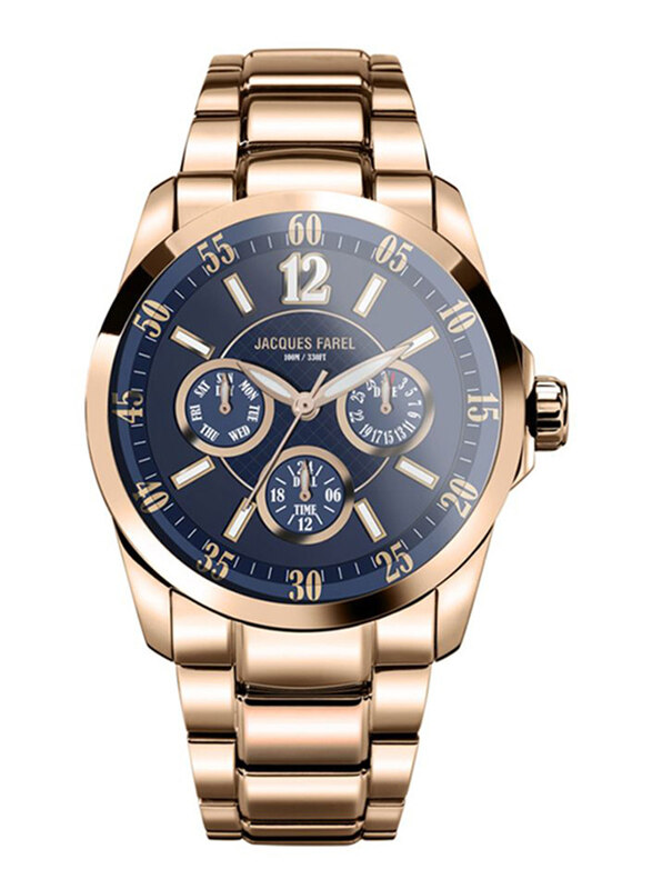 Jacques farel gold online ladies watch