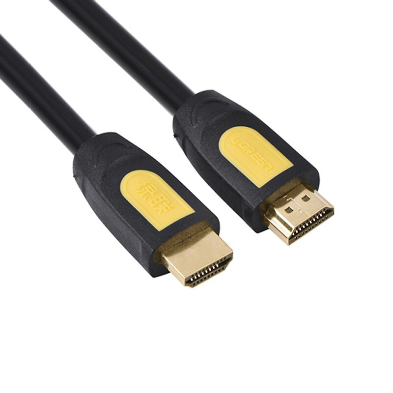 UGREEN HDMI Round Cable4K/60HZ 3m Yellow-Black