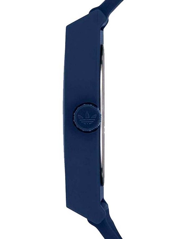 Adidas Process SP1 Analog Unisex Watch with Silicone Band, Water Resistant, Z10-2904-00, Dark Blue