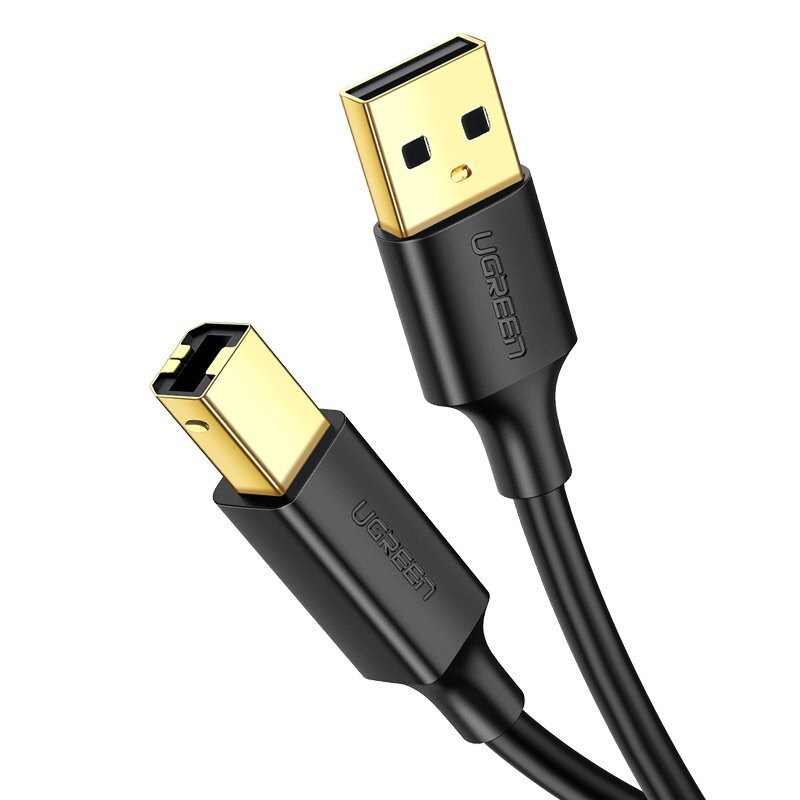 UGREEN USB 3.0 AM to BM Data Print Cable 2m Black