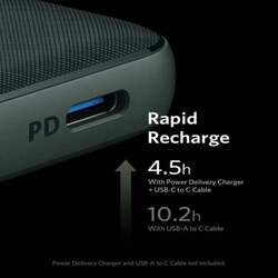 PowerCore Slim PD Light And Compact High Capacity Portable Charger Black