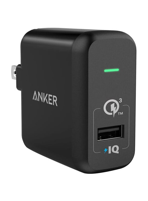 

Anker PowerPort+ 1 with Quick Charge 3.0 Wall Charger, Black